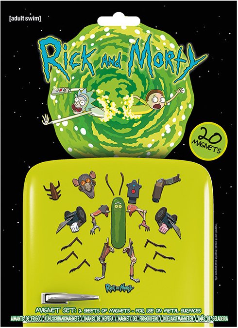 Набор магнитов Rick And Morty: Weaponize The Pickle
