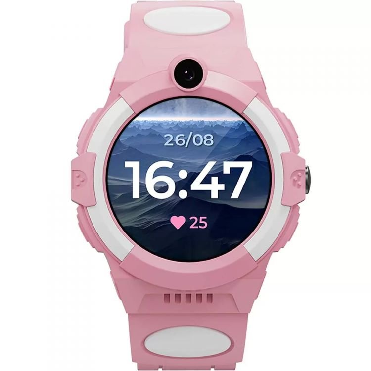 Часы Aimoto Sport 4G 9220102 детские, 1,28', 128х128 пикс, GPS, розовые