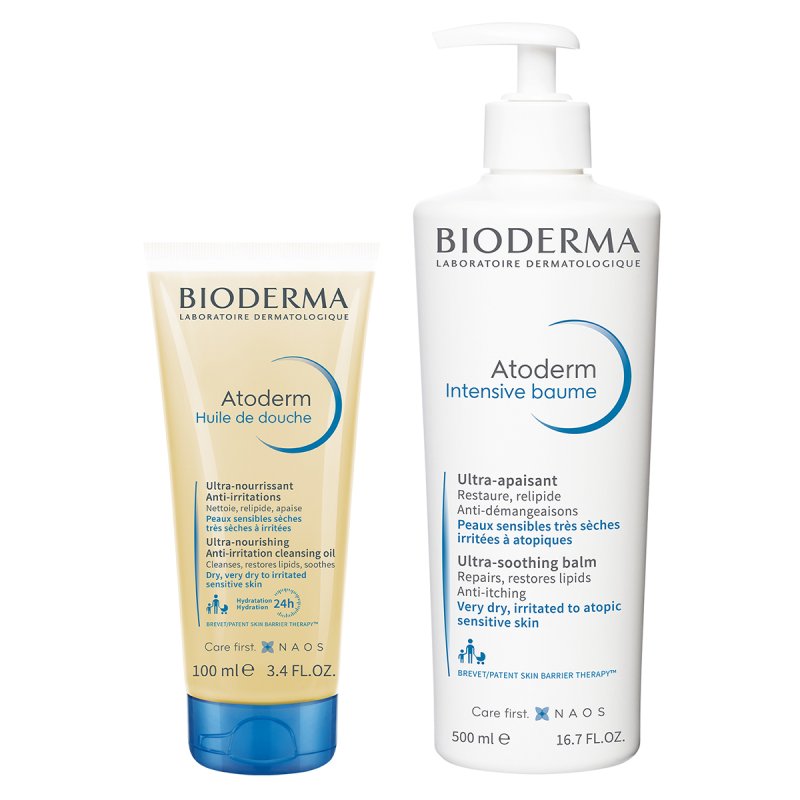 Bioderma Набор средств для сухой, чувствительной, атопичной кожи (Bioderma, Atoderm)