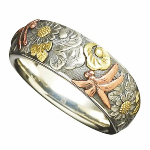 Кольцо помолвочное TASYAS, размер 20, розовый, серебряный