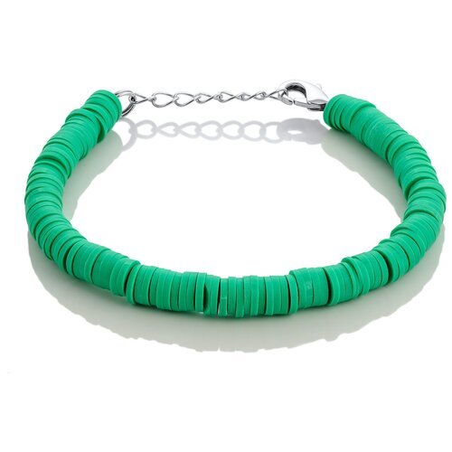 Дизайнерский зеленый браслет на руку