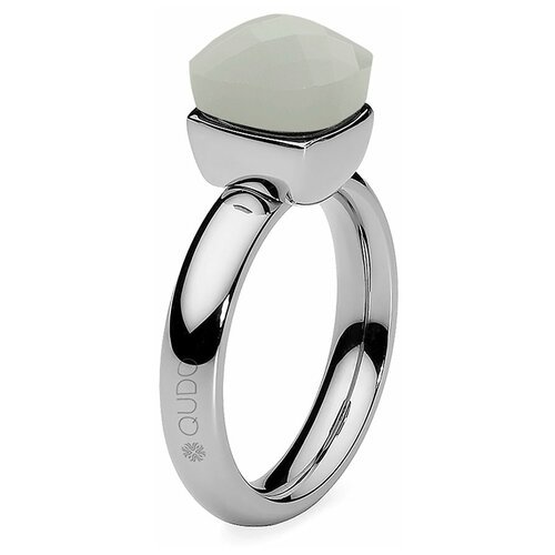 Кольцо Qudo, кристалл, размер 16.5, серый