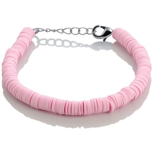 Дизайнерский розовый браслет на руку