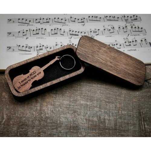 Подарок для учителя музыки, вокала / Подарочный набор, Виолончель, брелок музыкальный инструмент