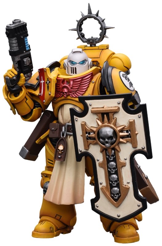 Фигурка Warhammer 40 000: Primaris Space Marines – Imperial Fists Bladeguard Veteran 1:18 (12,3 см)