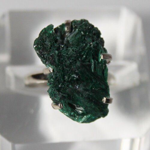Кольцо True Stones, малахит, размер 17.5, зеленый