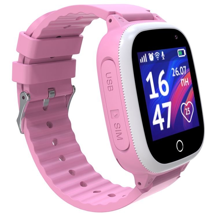 Часы Aimoto LITE 9101202 детские, 1.44', 128х128 пикс, GPS, розовые
