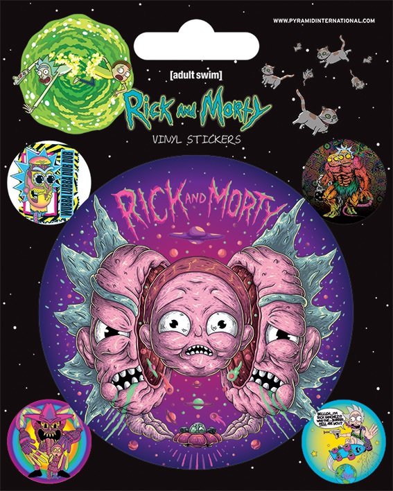 Набор стикеров Rick And Morty: Psychedelic Visions