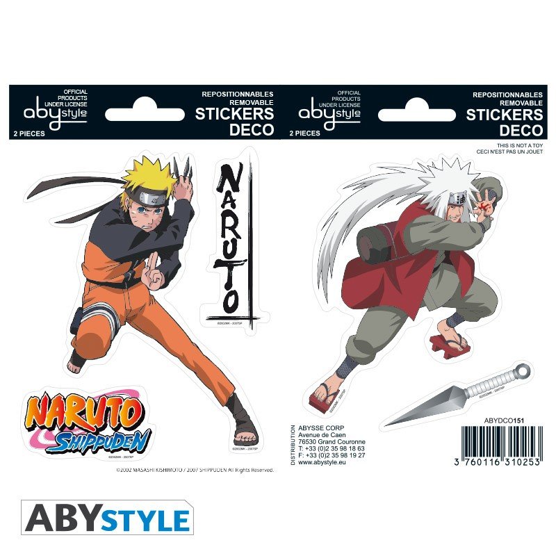 Набор стикеров Naruto Shippuden: Naruto / Jiraiya