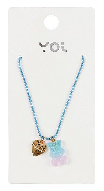 Ожерелье с подвеской Yoi, 'Мармеладный мишка', градиент 50 см