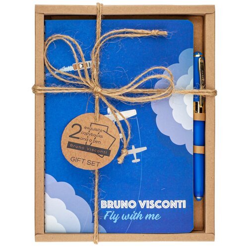 Набор подарочный BrunoVisconti, А5 (175 х 232 мм.), 'FLY WITH ME', Арт. 7-40-001/45-3, обложка в ассортименте