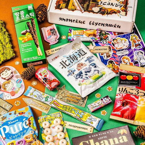 Cюрприз-бокс JCANDY Berserk Special Box, подарочный набор, японские сладости, аниме бокс для детей