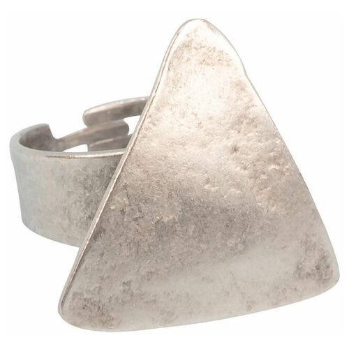 Кольцо бижутерное Треугольник (Безразмерное, Бижутерный сплав, Серебристый) 54178