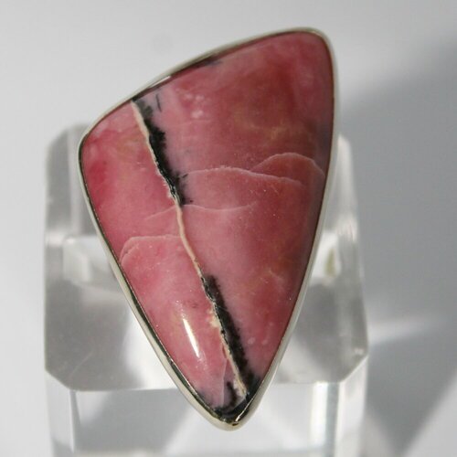 Кольцо True Stones, родонит, размер 18.5, розовый