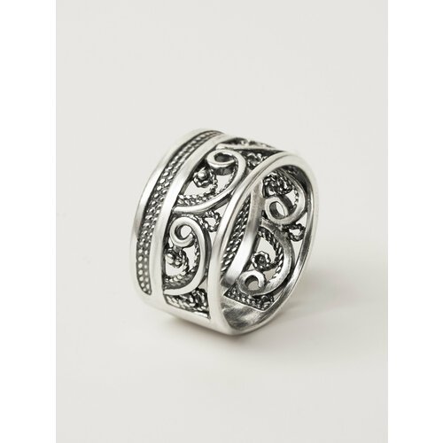 Кольцо Shine & Beauty, размер 17.5, серебряный