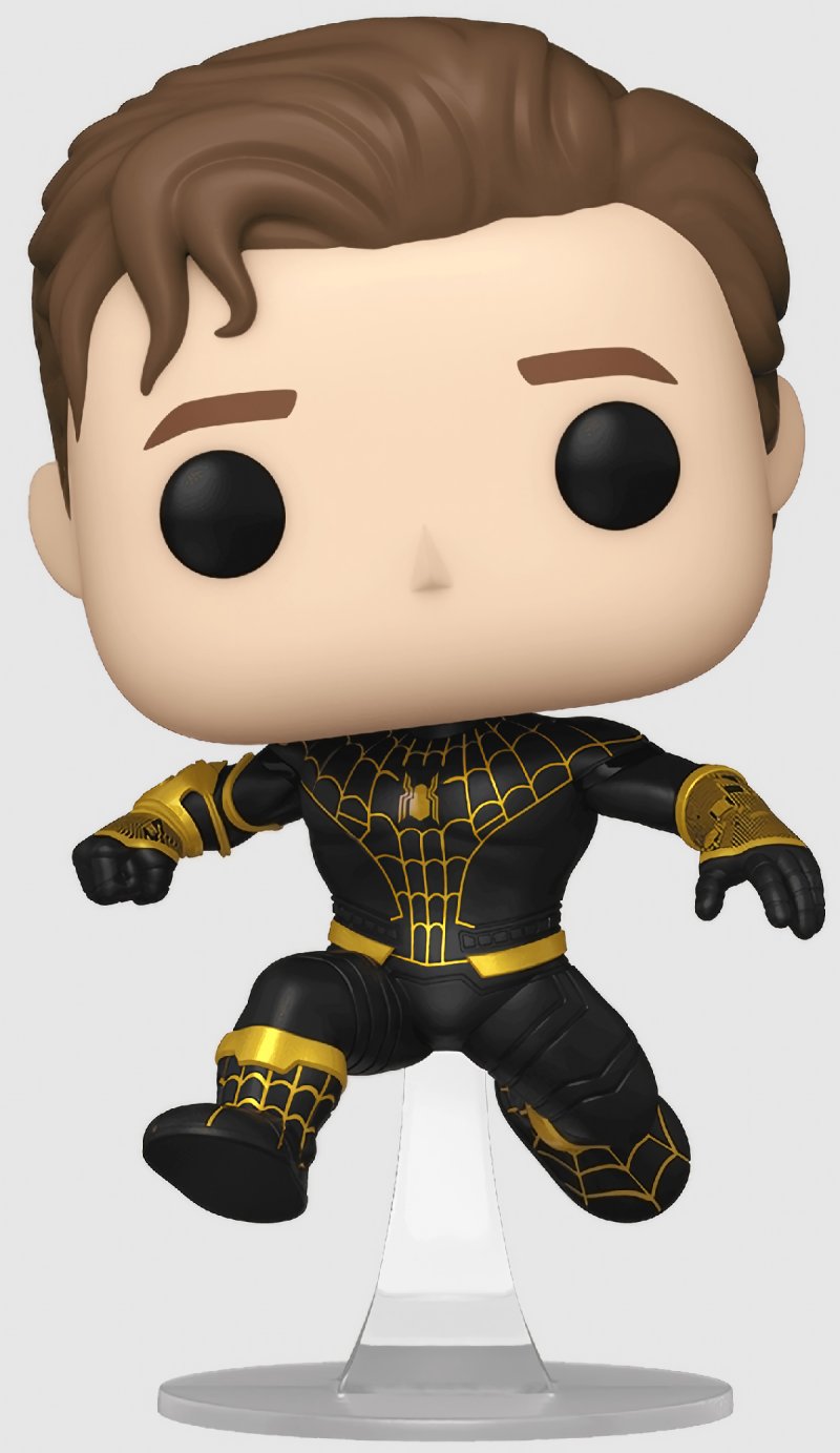 Фигурка Funko POP Marvel: Spider-Man No Way Home – Spider-Man Black Suit With Chase Exclusive Bobble-Head (9,5 см)