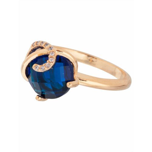 Кольцо помолвочное Lotus Jewelry, шпинель, размер 16, темно-синий