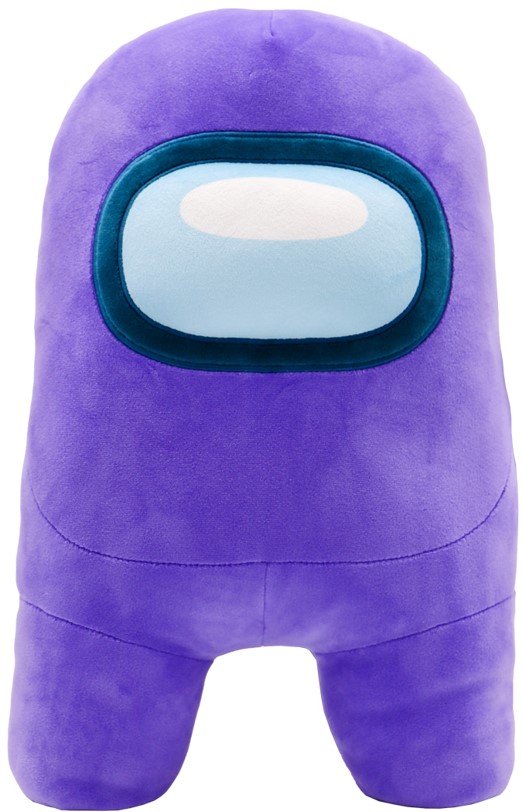 Мягкая игрушка Among Us фиолетовая супер мягкая (40 см)