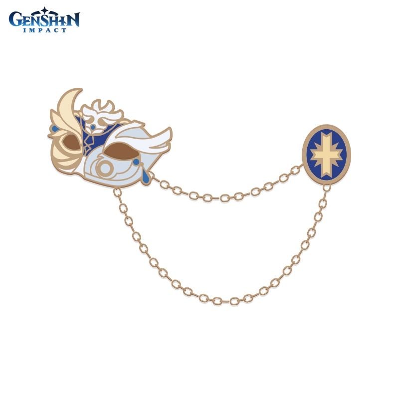 Значок Genshin Impact: Noblesse Oblige Circlet Of Logos Royal – Masque (металлический)