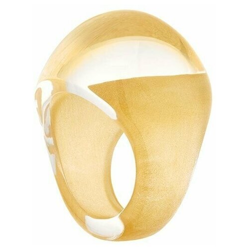 Кольцо Lalique, размер 17.5, желтый