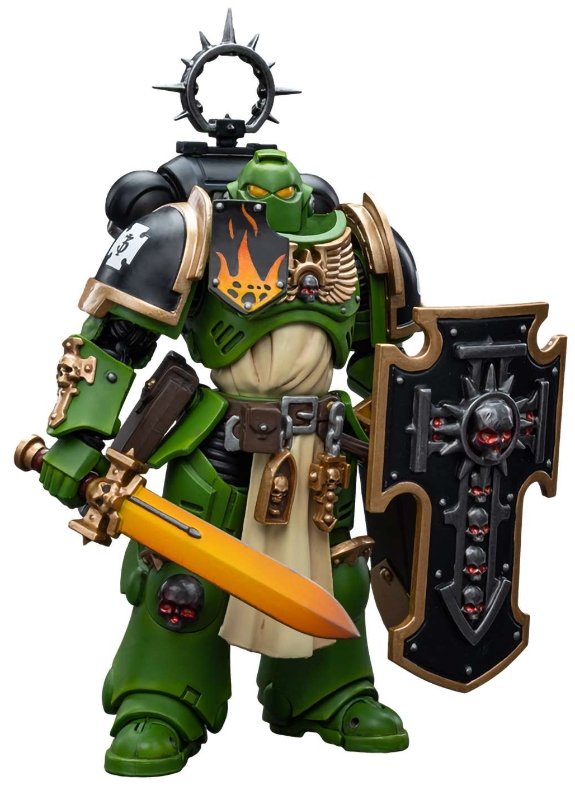 Фигурка Warhammer 40 000: Salamanders – Bladeguard Veteran 1:18 (12,1 см)