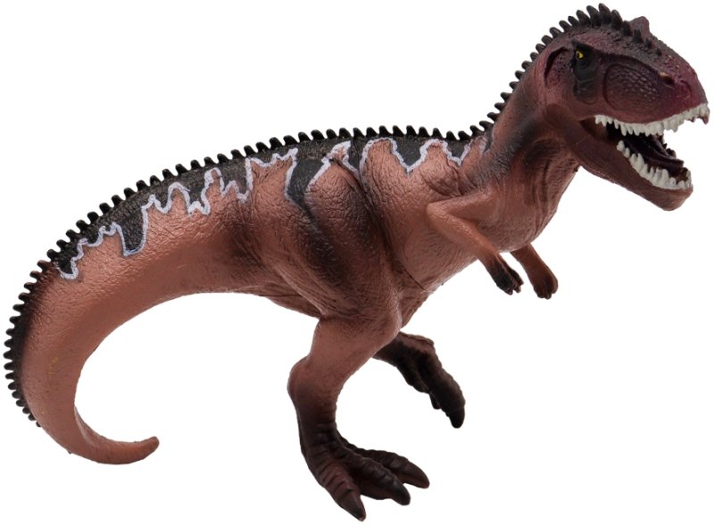 Фигурка Динозавр Гигантозавр коричневый (масштаб 1:144)
