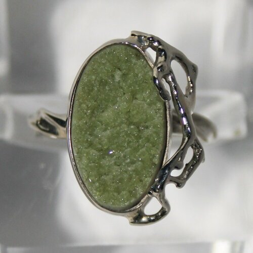 Кольцо True Stones, размер 18, зеленый