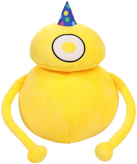 Мягкая игрушка Roblox: Толстый клоун желтый (33 см)