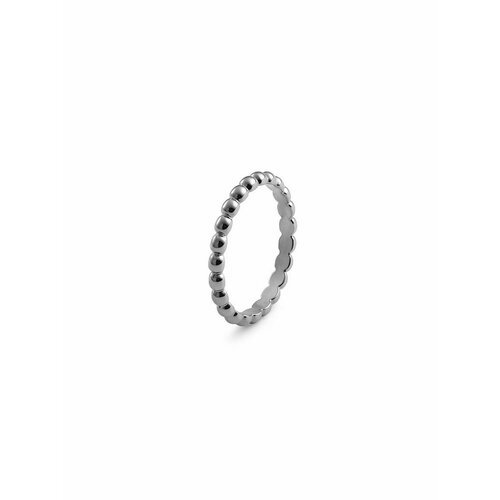 Кольцо Qudo, размер 17.2, серый