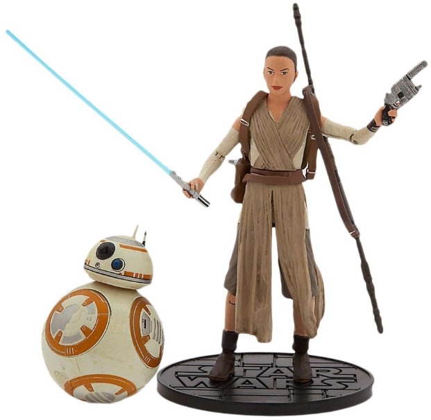 Фигурка Elite Series: Star Wars – Rey & BB-8 металл (16 см)