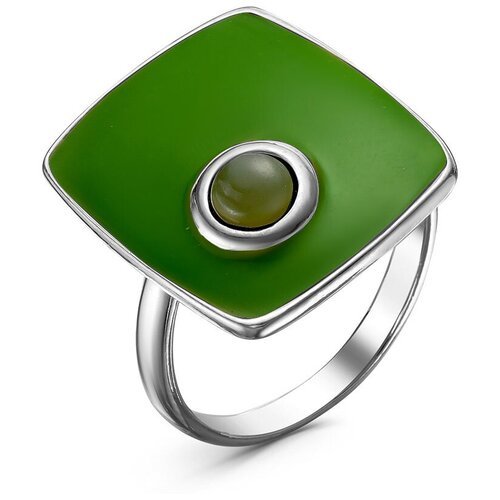 Кольцо Красная Пресня, размер 18, зеленый