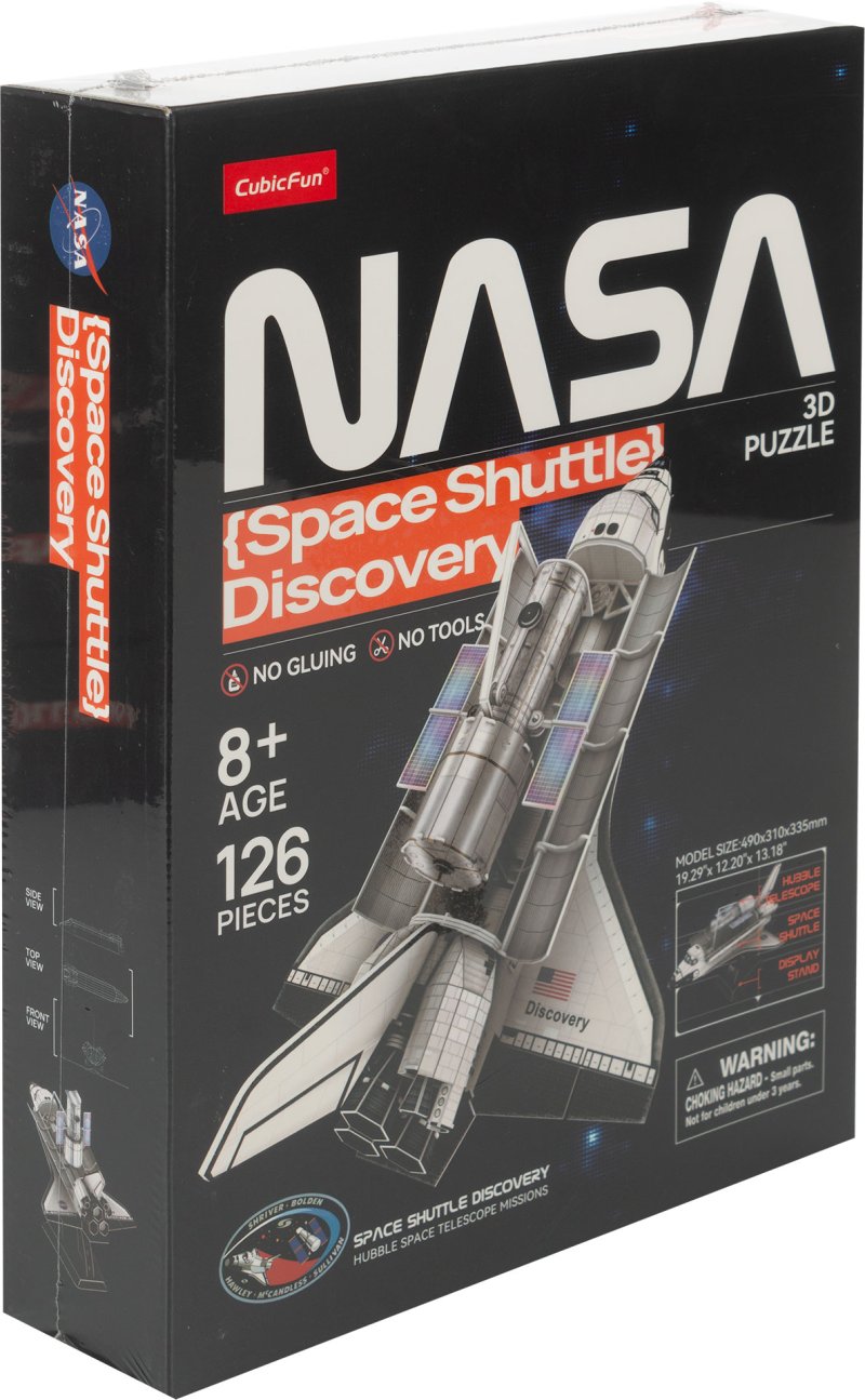 3D Puzzle NASA: Space Shuttle Discovery (127 деталей)
