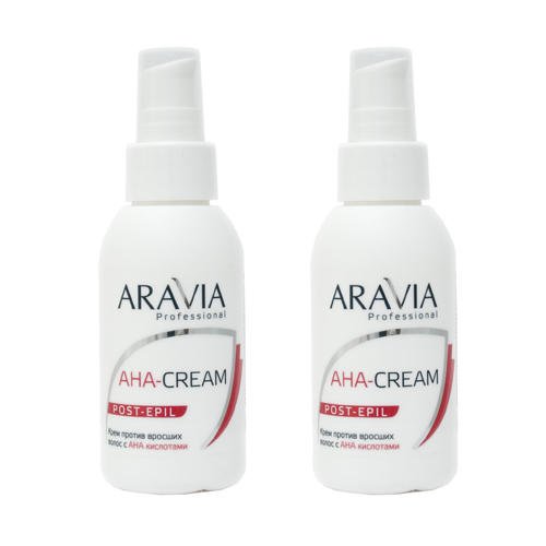 Aravia Professional Aravia Professional Комплект Крем против вросших волос с АНА кислотами 2 шт х 100 мл (Aravia Professional, Spa Депиляция)
