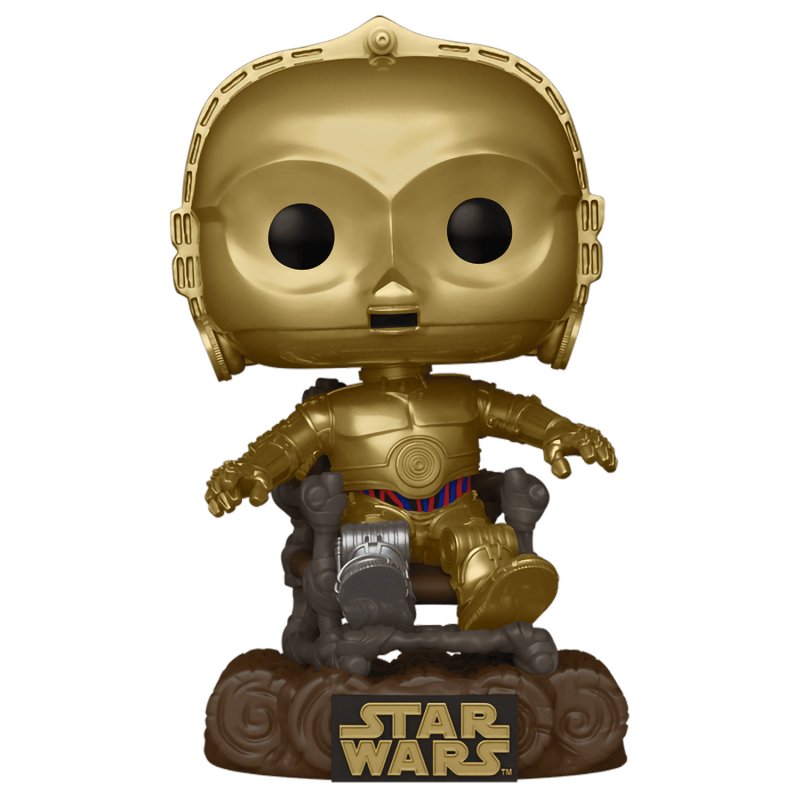 Фигурка Funko POP Star Wars Episode VI: Return of the Jedi 40th – C-3PO in Chair (9,5 см)