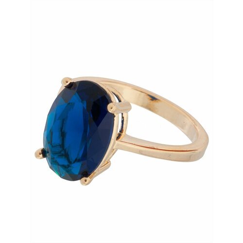 Кольцо помолвочное Lotus Jewelry, шпинель, размер 19, темно-синий
