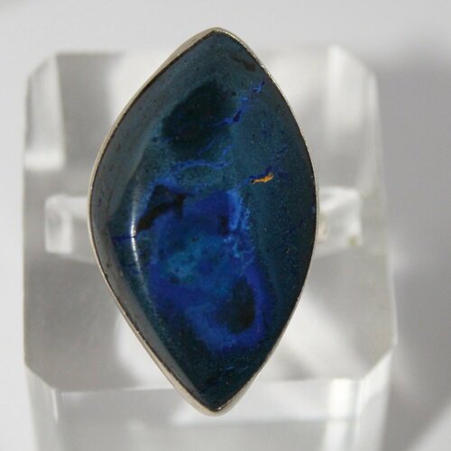 Кольцо True Stones, азурит, размер 17.5, синий