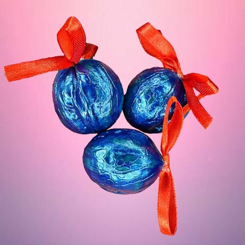 Подарочный набор Орешки с предсказаниями ( цвет синий, 10 штук )