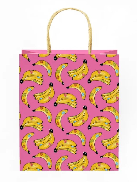 Пакет Бананы большой (38,5 x 28 x 15 см)