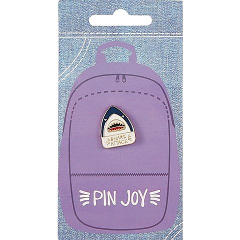 Значок Pin Joy 'Акула. Shark attack'