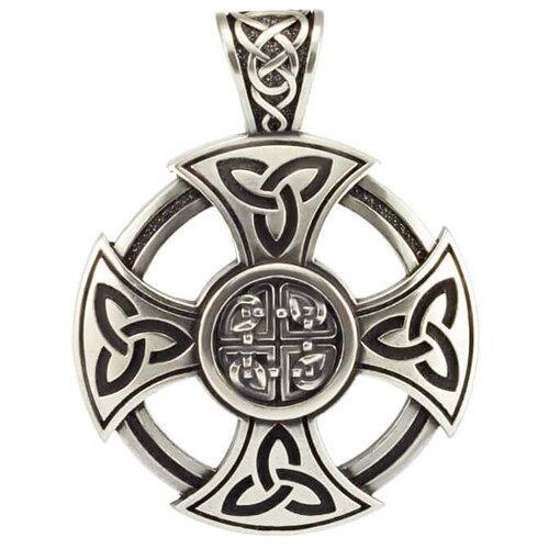Подвеска оберег Крест Кельтов (кельтский крест) мельхиор