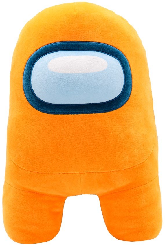 Мягкая игрушка Among Us оранжевая супер мягкая (40 см)