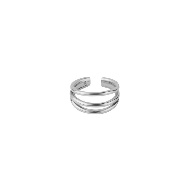 Philippe Audibert Незамкнутое тройное кольцо, покрытое серебром