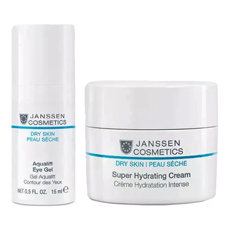 Janssen Cosmetics Набор 'Активное увлажнение': крем 50 мл + гель для век 15 мл (Janssen Cosmetics, Dry Skin)