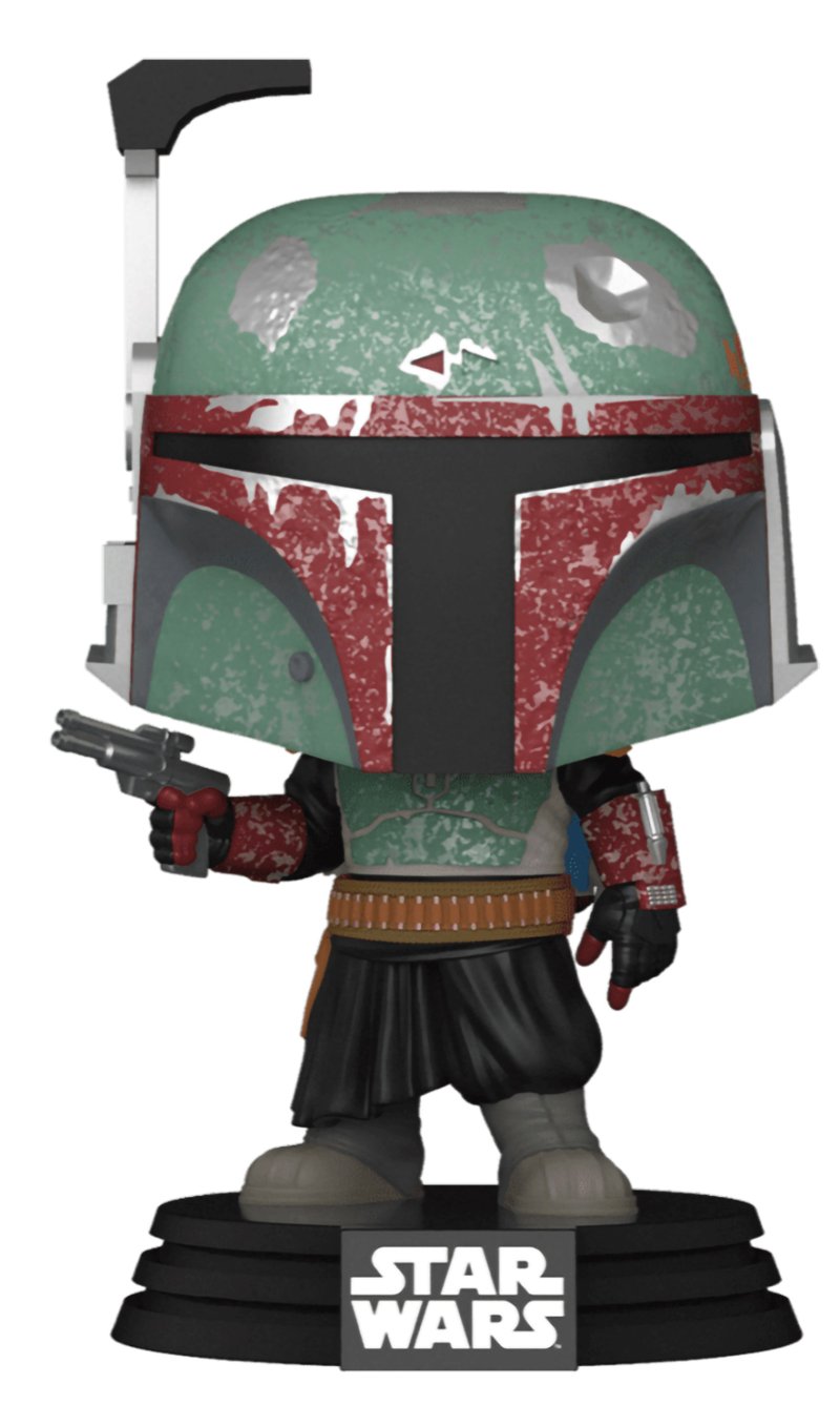 Фигурка Funko POP: Star Wars The Mandalorian – Boba Fett Bobble-Head (9,5 см)