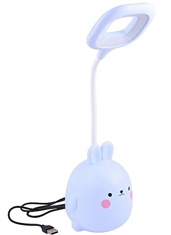 Настольная LED-лампа Кролик овальный (10х10х30см) (коробка)