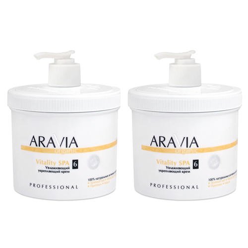 Aravia Professional Комплект Крем увлажняющий укрепляющий Vitality Spa, 2 шт х 550 мл (Aravia Professional, Уход за телом)